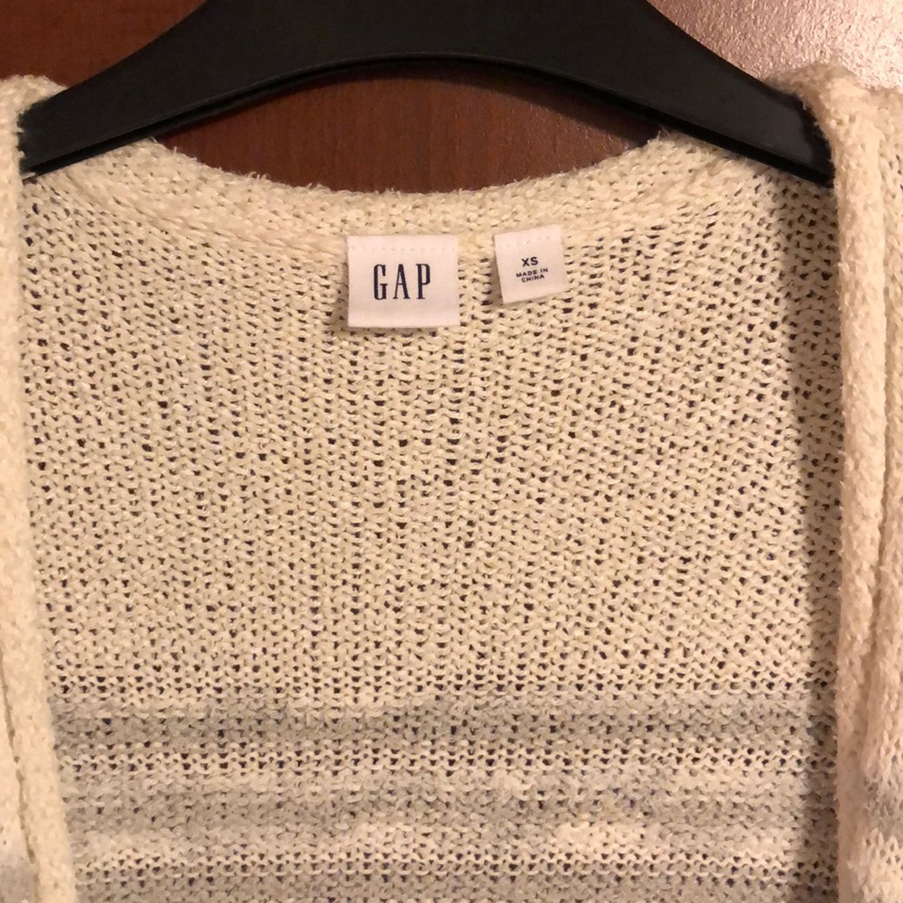 Gap Stripe Open-Front Cardigan Sweater - image 5